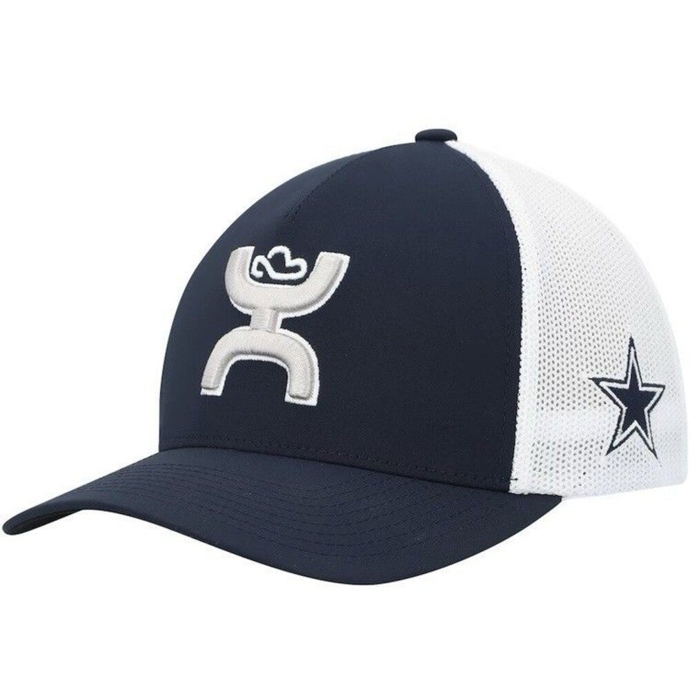 New Dallas Cowboys HOOey NFL Trucker Mesh Hat Cap Men L / XL Flex Fit NWT